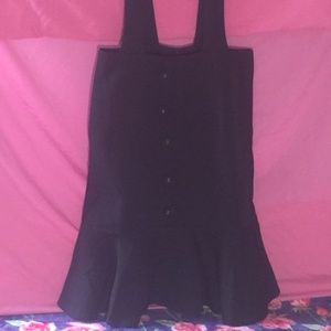 Black Overall Skirt